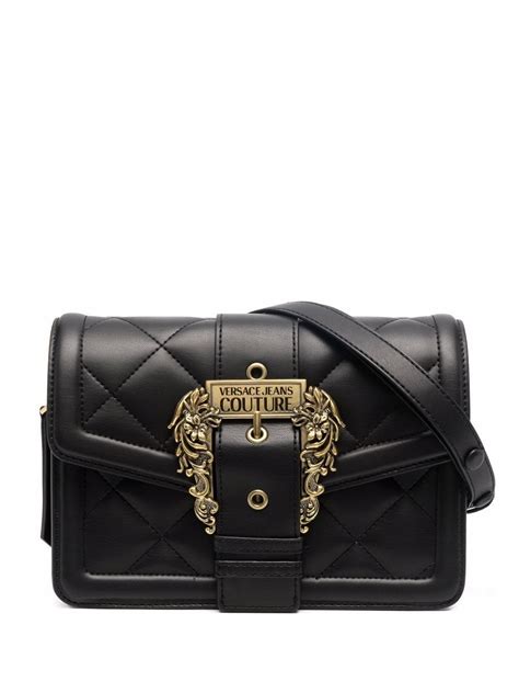 versace jeans baroque quilted shoulder bag|versace jeans handbags.